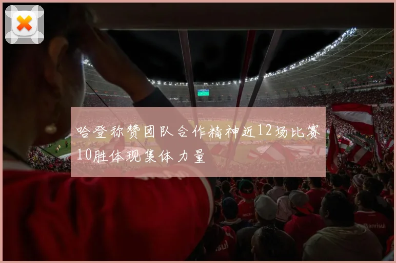 哈登称赞团队合作精神近12场比赛10胜体现集体力量