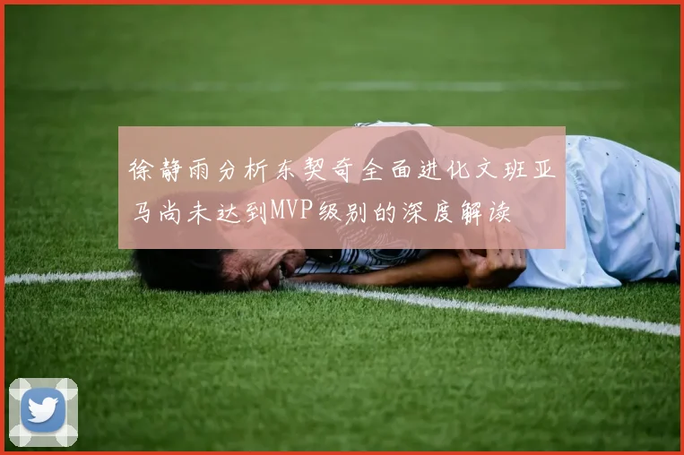 徐静雨分析东契奇全面进化文班亚马尚未达到MVP级别的深度解读